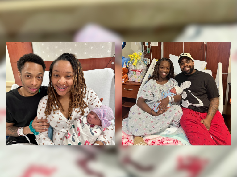 Happy birthday to the first babies born in local hospitals in 2026
