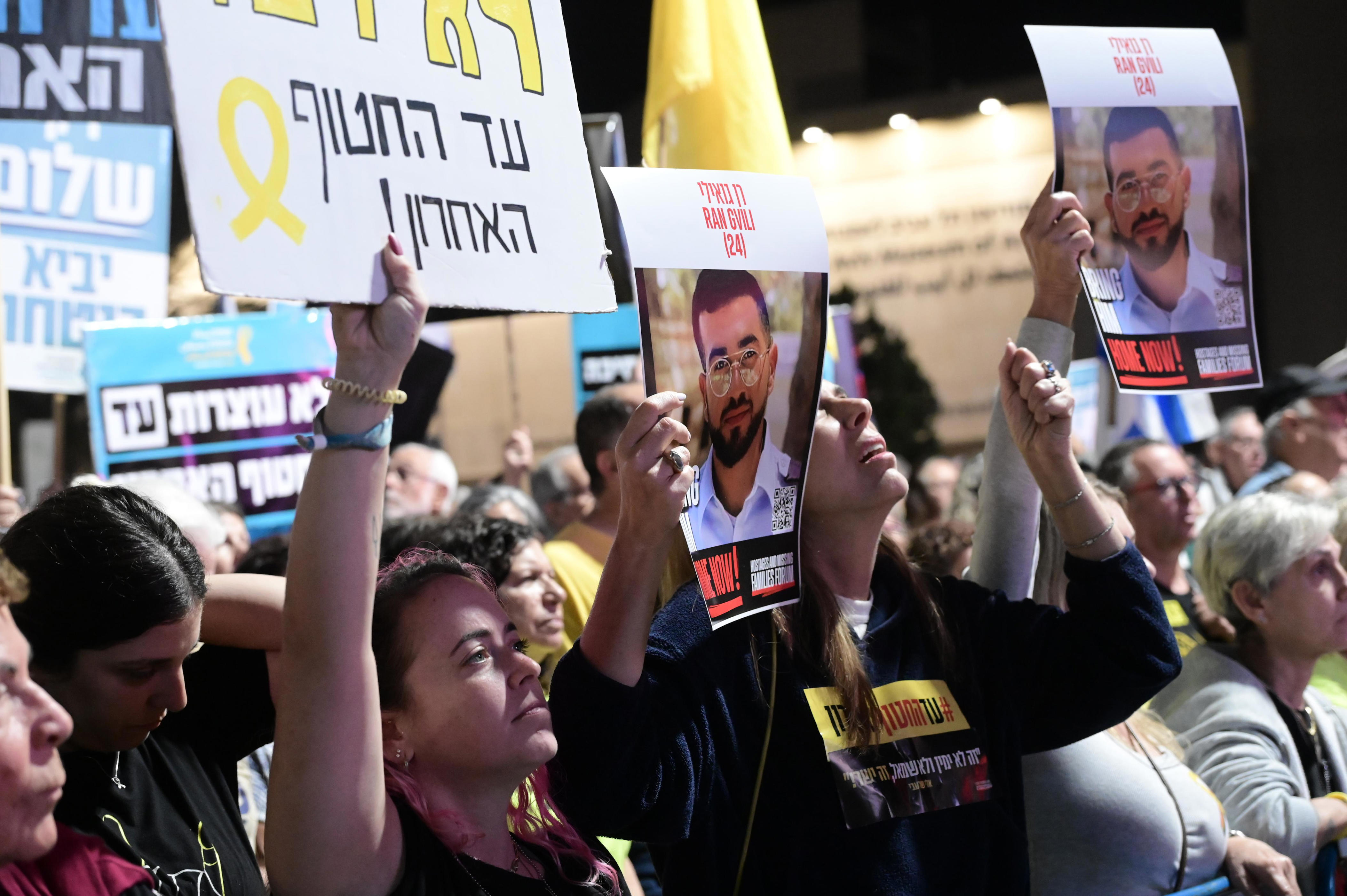 Anti-Israel activists clash with deceased hostage Ran Gvili's family at ...