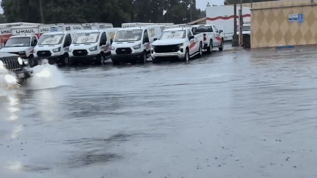 Flash flooding swamps San Diego