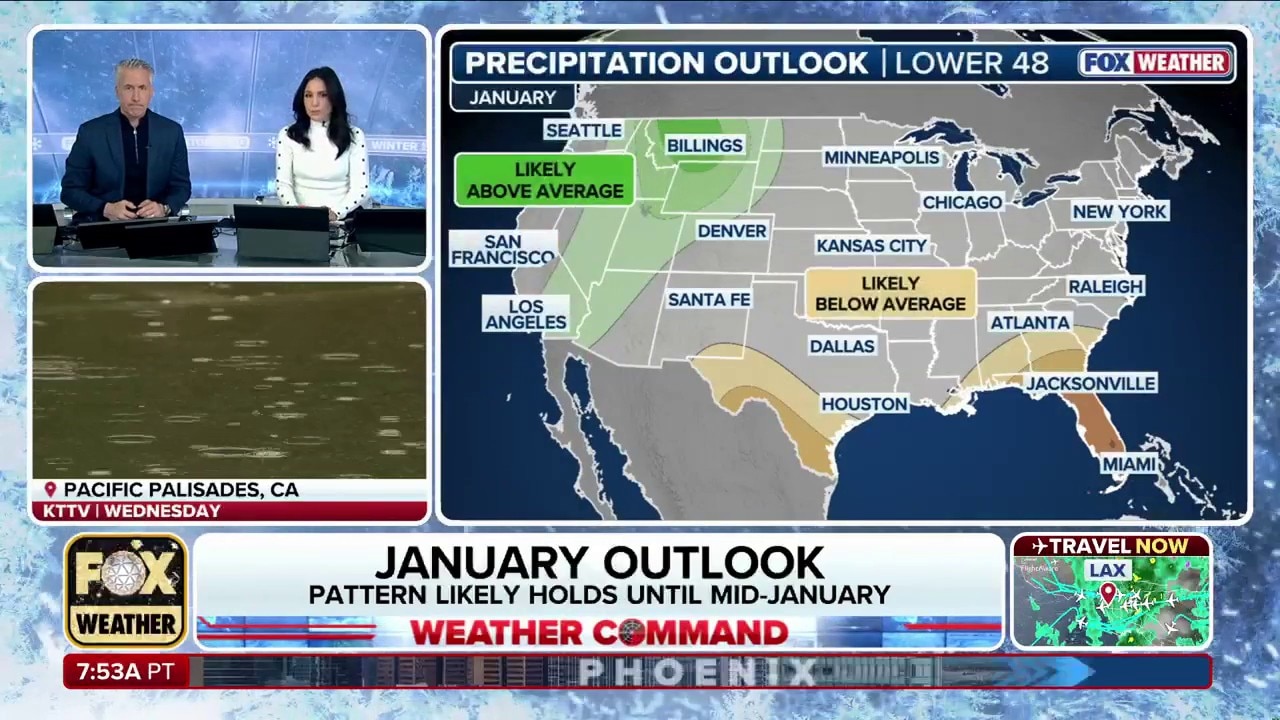 Warmer weather pattern takes over first half of January outlook