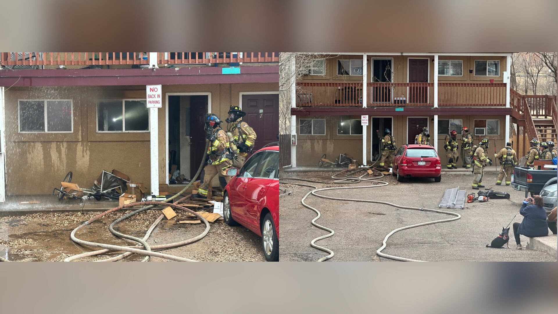 Crews knock down apartment fire in west Colorado Springs