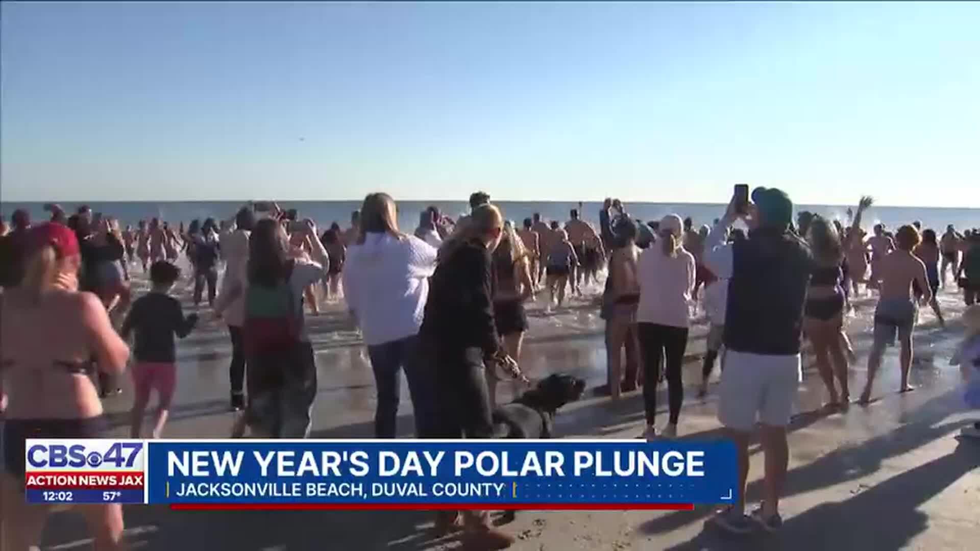 Annual New Year’s Day polar plunge draws over 1,000