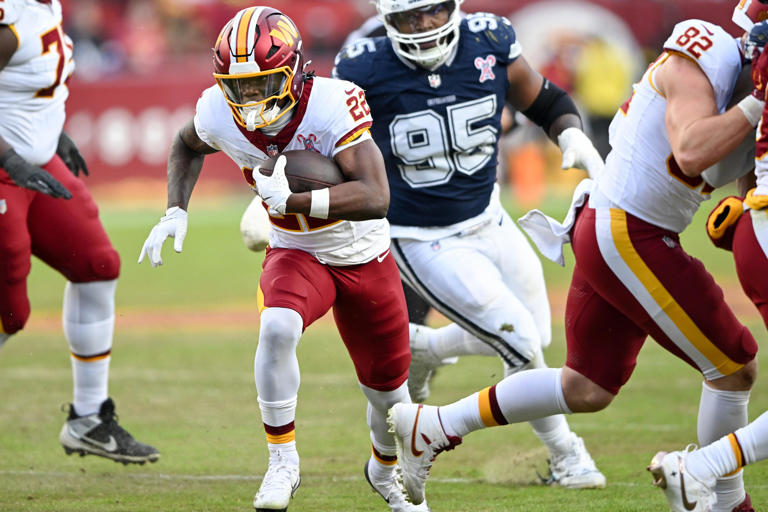 Commanders' Jacory Croskey-Merritt named Pepsi Rookie of the Week