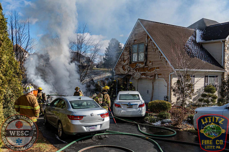 Outbuilding goes up in flames | Photos