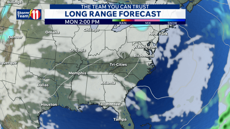 Clouds increase overnight with clouds and warmer temperatures for Friday