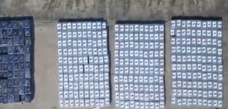 Incautación de cocaína en el mar de Cartagena.