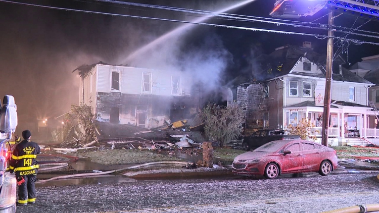 Fire in Nescopeck forces 5 from homes