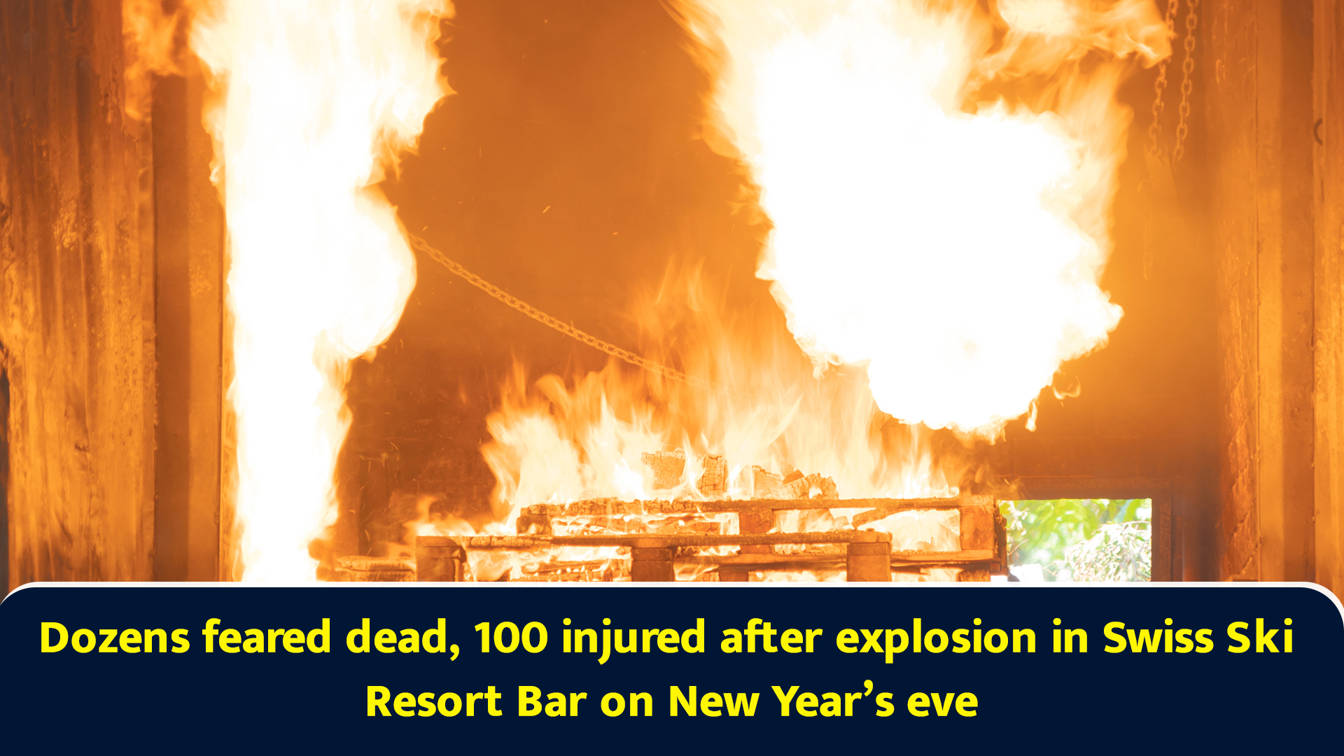Dozens feared dead, 100 injured after explosion in Swiss ski resort bar on New  Year's Eve | Watch