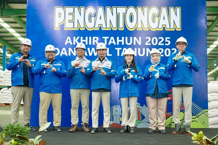 Penutupan Produksi 2025, Pusri Gelar Pengantongan Akhir Tahun 2025 dan Perdana 2026