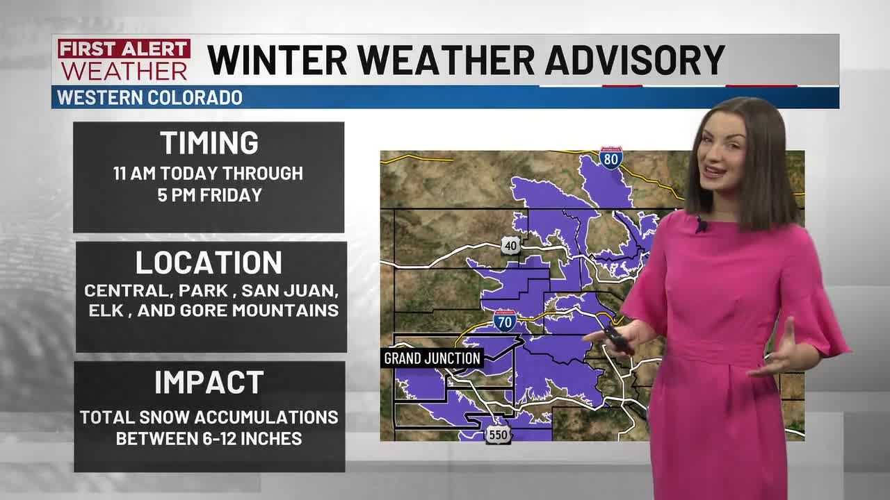 Heavy mountain snow expected, valleys see rain turning to snow overnight