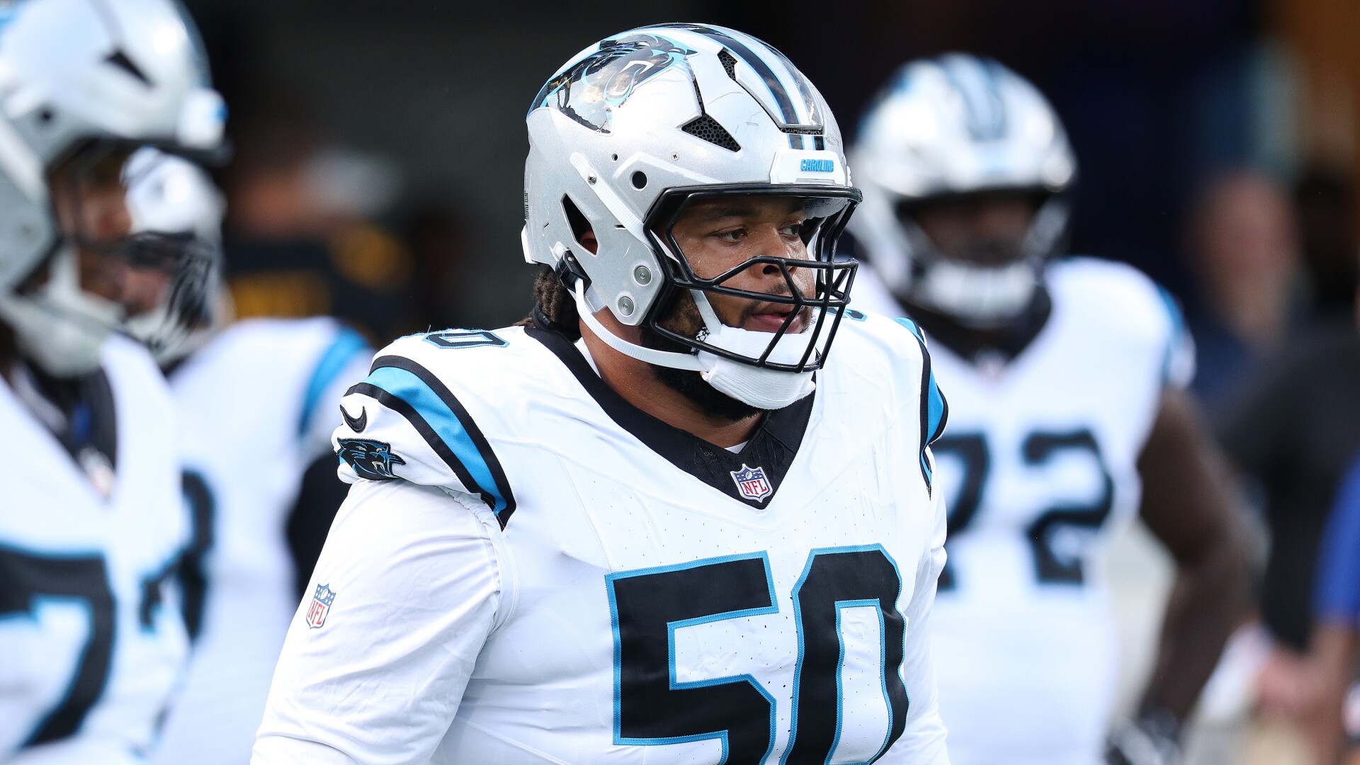 Panthers list G Robert Hunt as questionable for Saturday