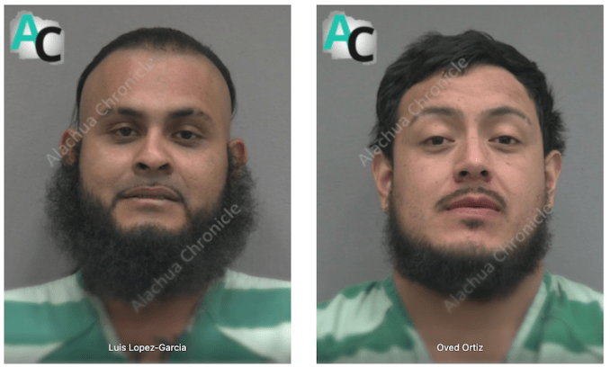 Pair arrested after shots fired at mobile home park