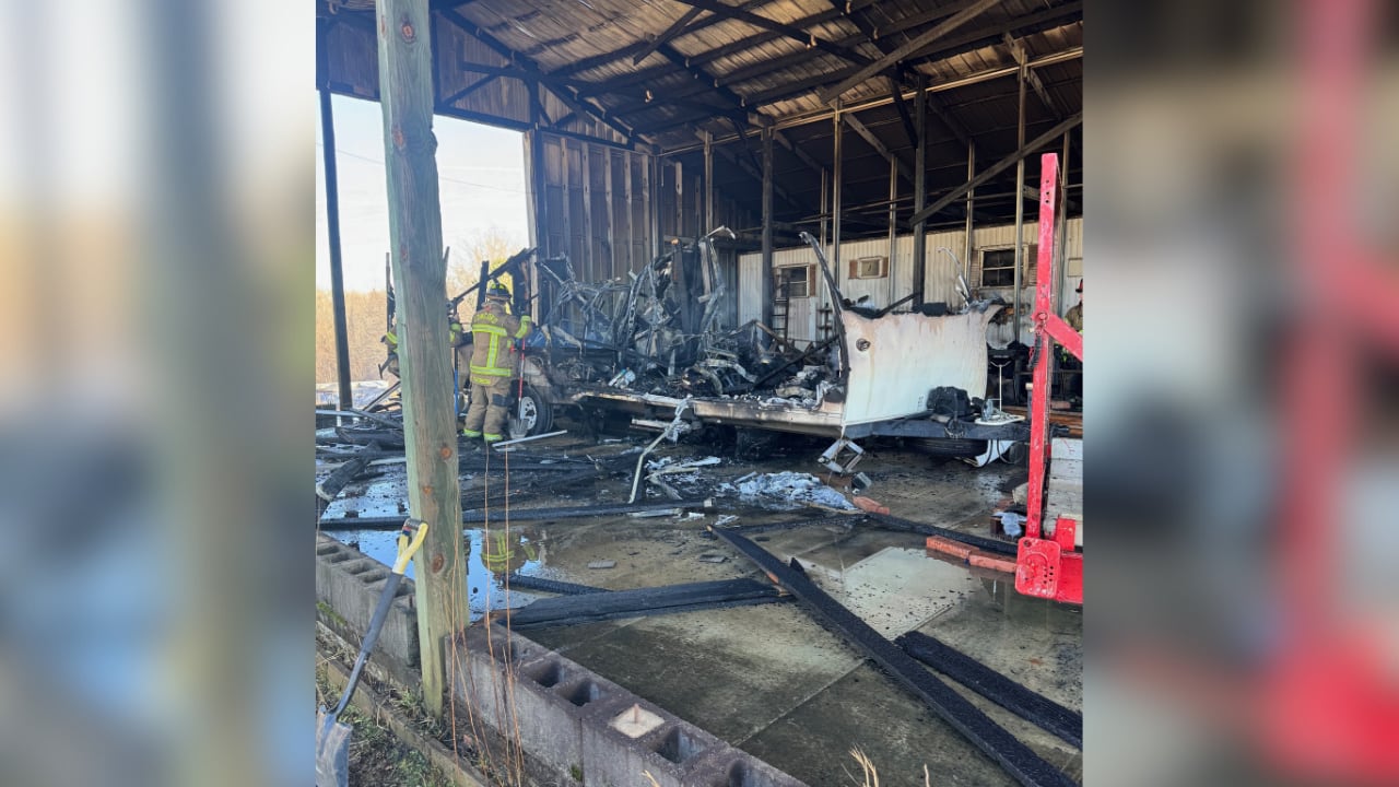Firefighters knock down barn fire in Concord