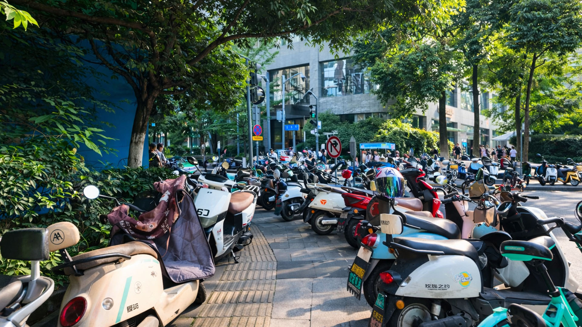 Eco-friendly rides fill every corner of Chengdu