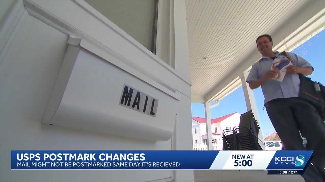 US Postal Service adopts new rule changing postmarks