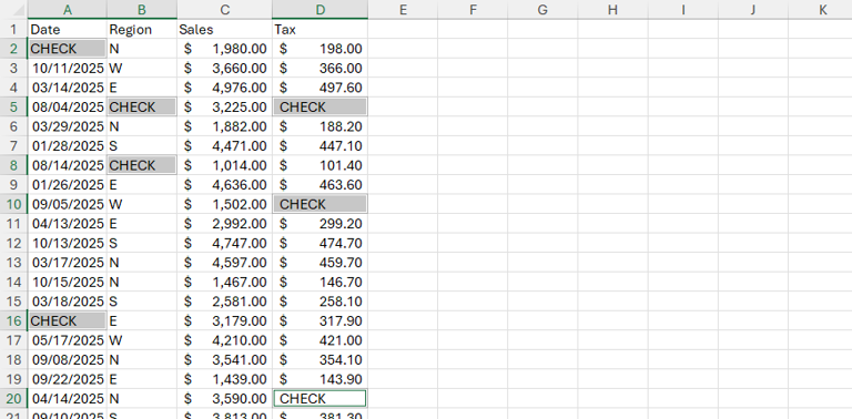 The Excel shortcut that speeds up data entry (Ctrl+Enter)