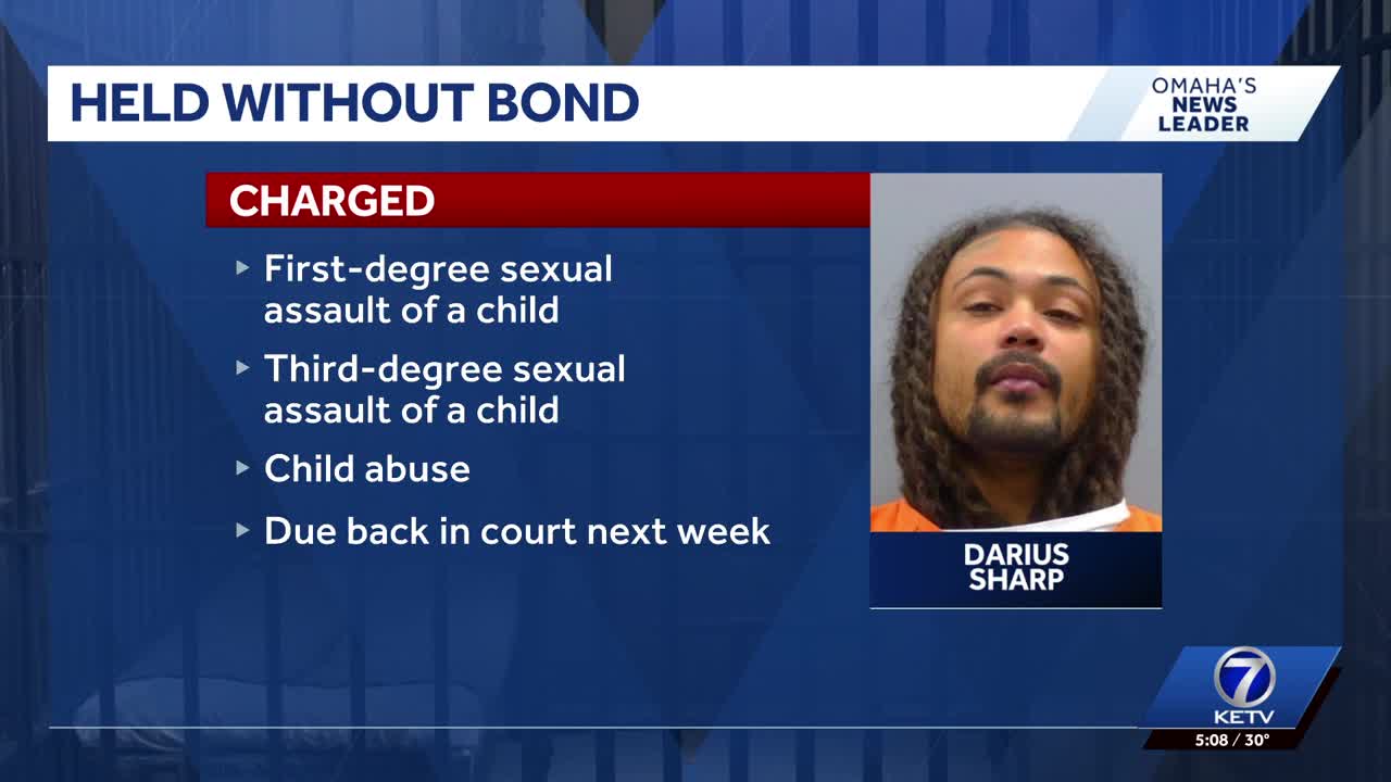 Omaha man charged with sex crimes against children denied bond
