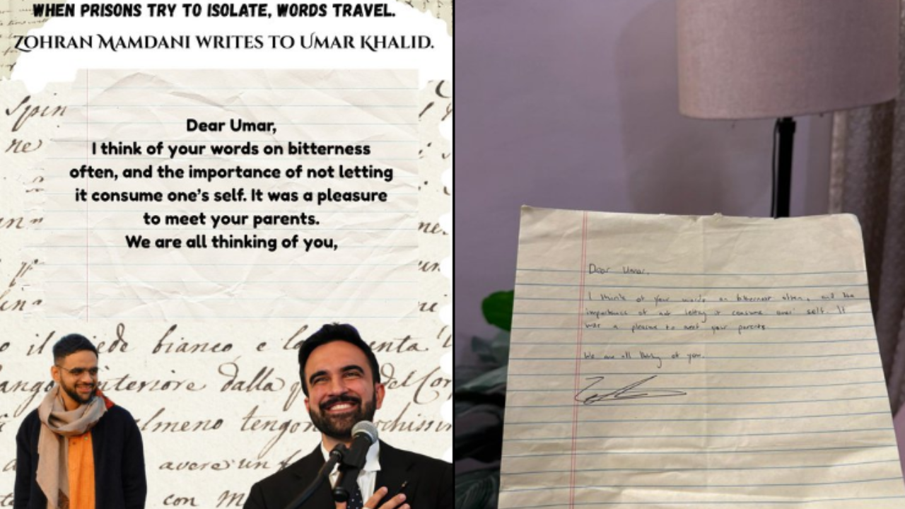 'Dear Umar, I think of you': Mamdani’s undated letter to Khalid ...
