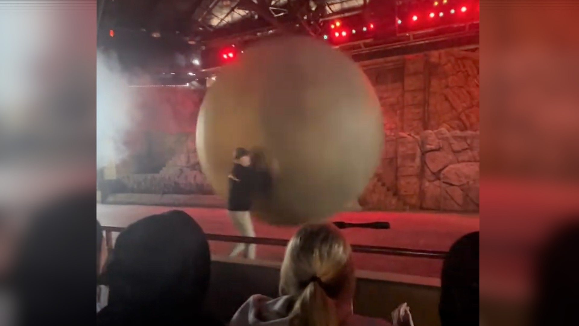Watch: Moment 400-pound runaway prop injures Disney employee