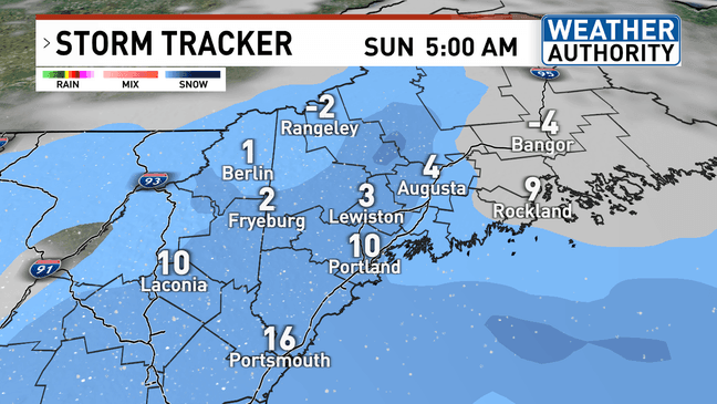A frigid Friday, a few snow showers possible this weekend