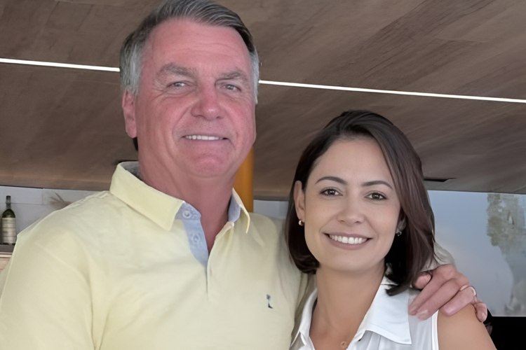 Jair Bolsonaro e Michelle – Foto: Instagram
