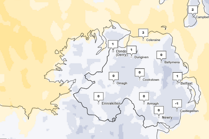 Two further NI snow warnings issued by the Met Office as Arctic blast ...