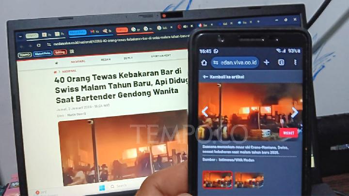 Pegolf Italia Jadi Korban Kebakaran Swiss
