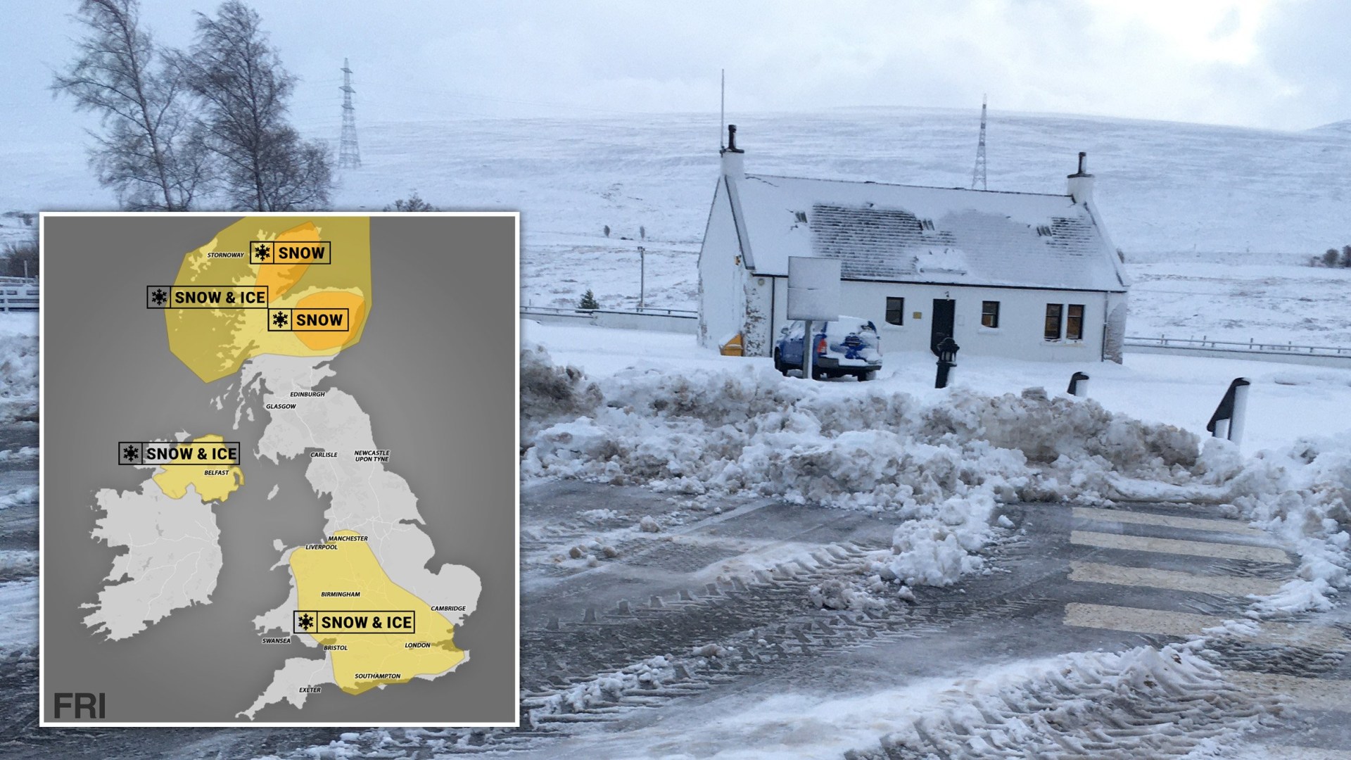 Arctic freeze brings week-long snow warnings to London
