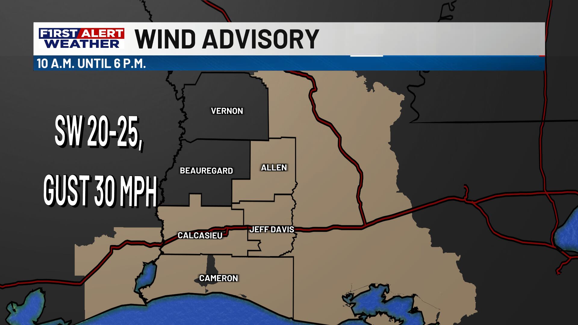 First alert forecast: Warm and windy afternoon ahead, as a slight cool ...