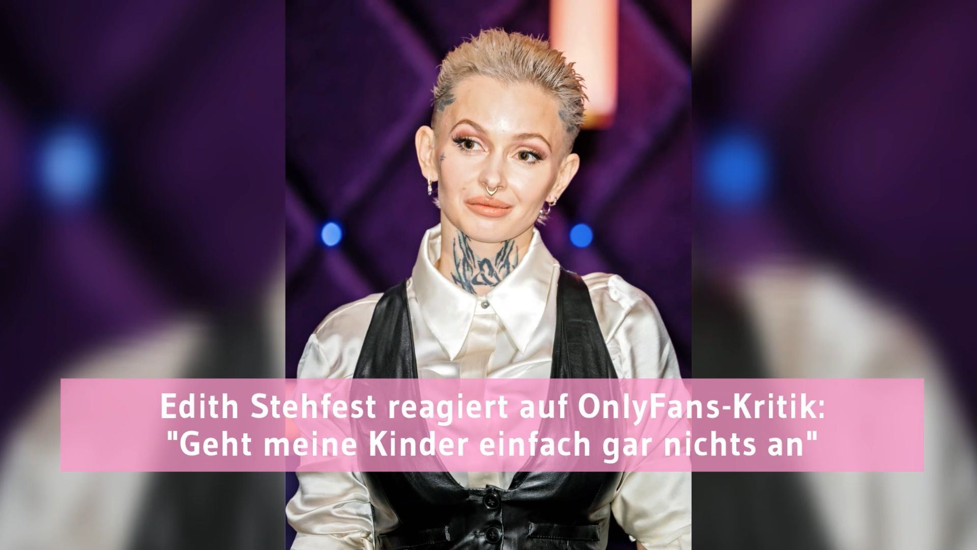 Edith Stehfest: Deutliche Worte zur OnlyFans-Kritik - 
