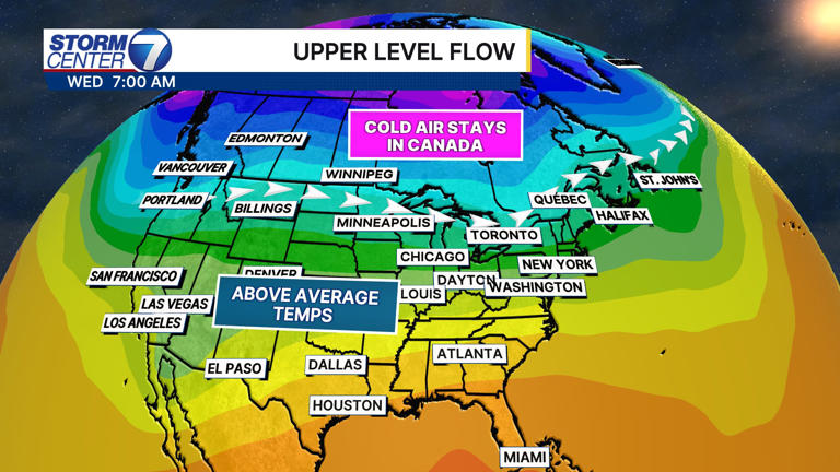 Week ends cold, January thaw next week