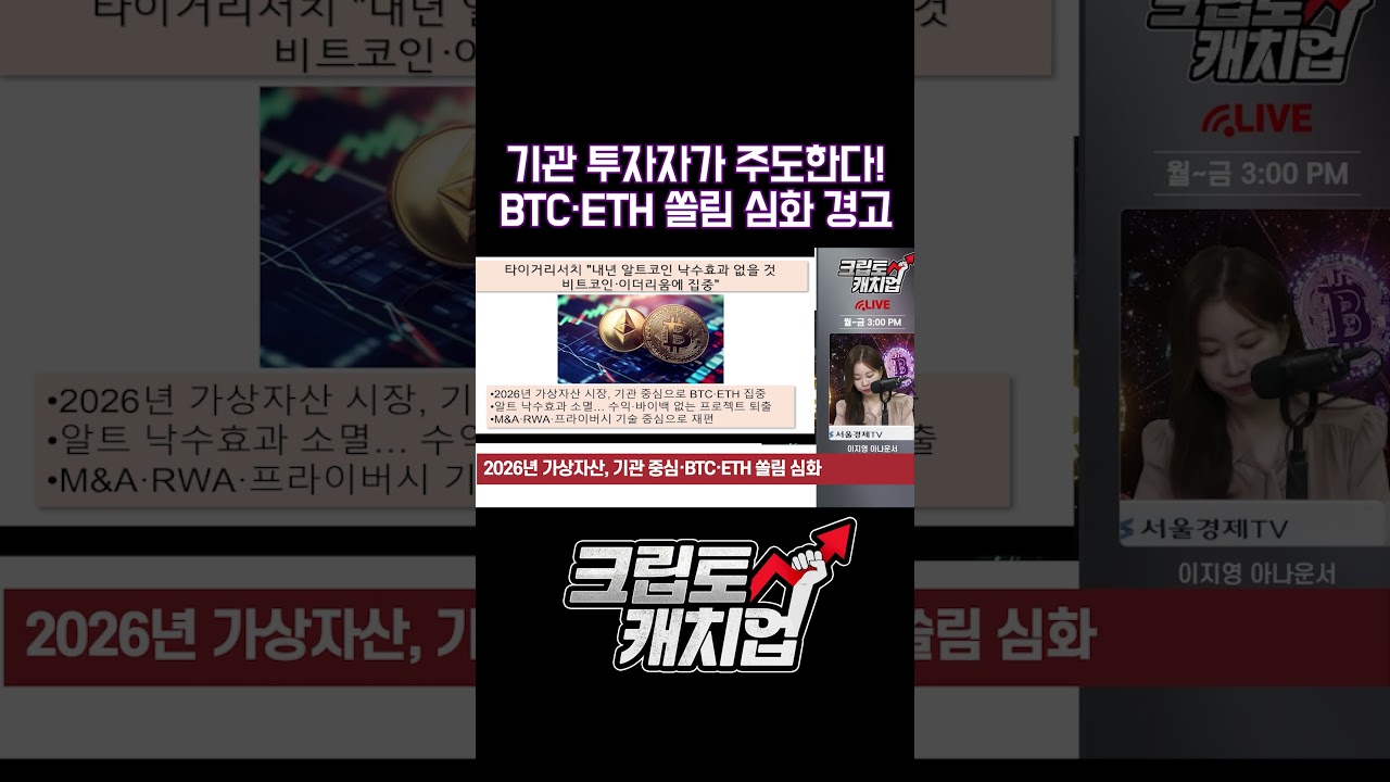 알트코인 시대 끝났다?