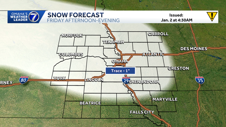 Winter weather advisory Friday afternoon, evening