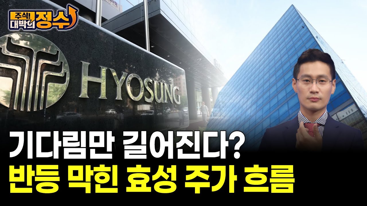 기다림만 길어진다? 반등 막힌 효성 주가 흐름 | Watch