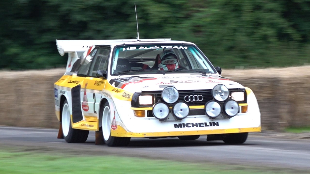 Audi Quattro Rally: guida al limite su una strada di gara stretta