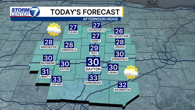 Week ends cold, January thaw next week