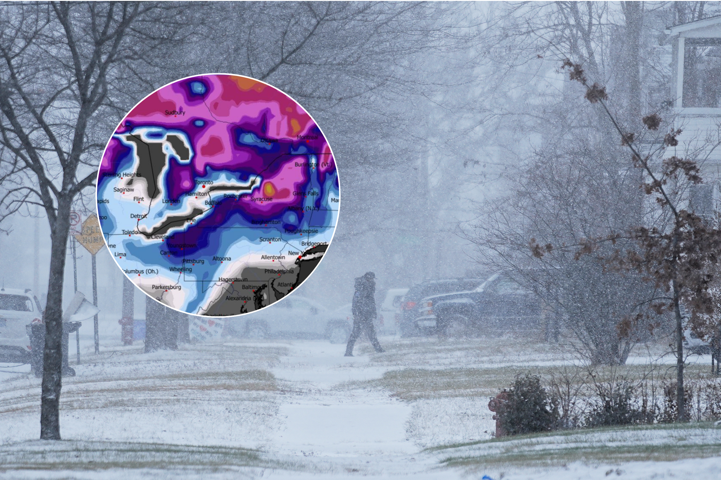 Winter storm warnings in 4 states for 4 feet of snow, 100 mph winds<br><br>