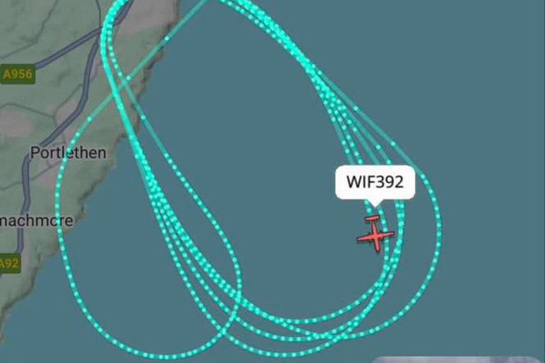 Aberdeen airport flights cancelled and plane diverted mid-air in snow chaos