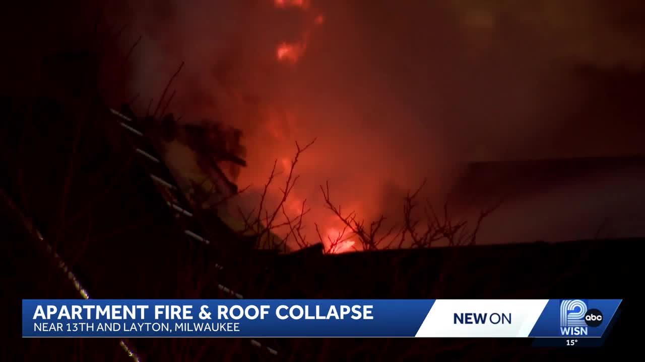 Milwaukee apartment fire leaves residents homeless on New Year's Eve