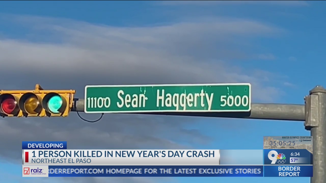 Person dies in New Year’s Day crash in Northeast El Paso