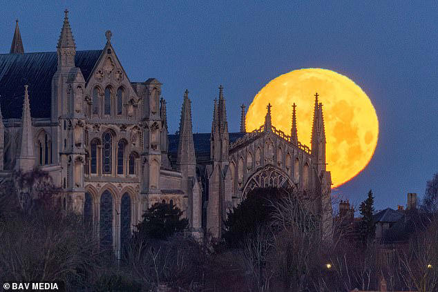 The first supermoon of the year will light up skies tomorrow - with a ...