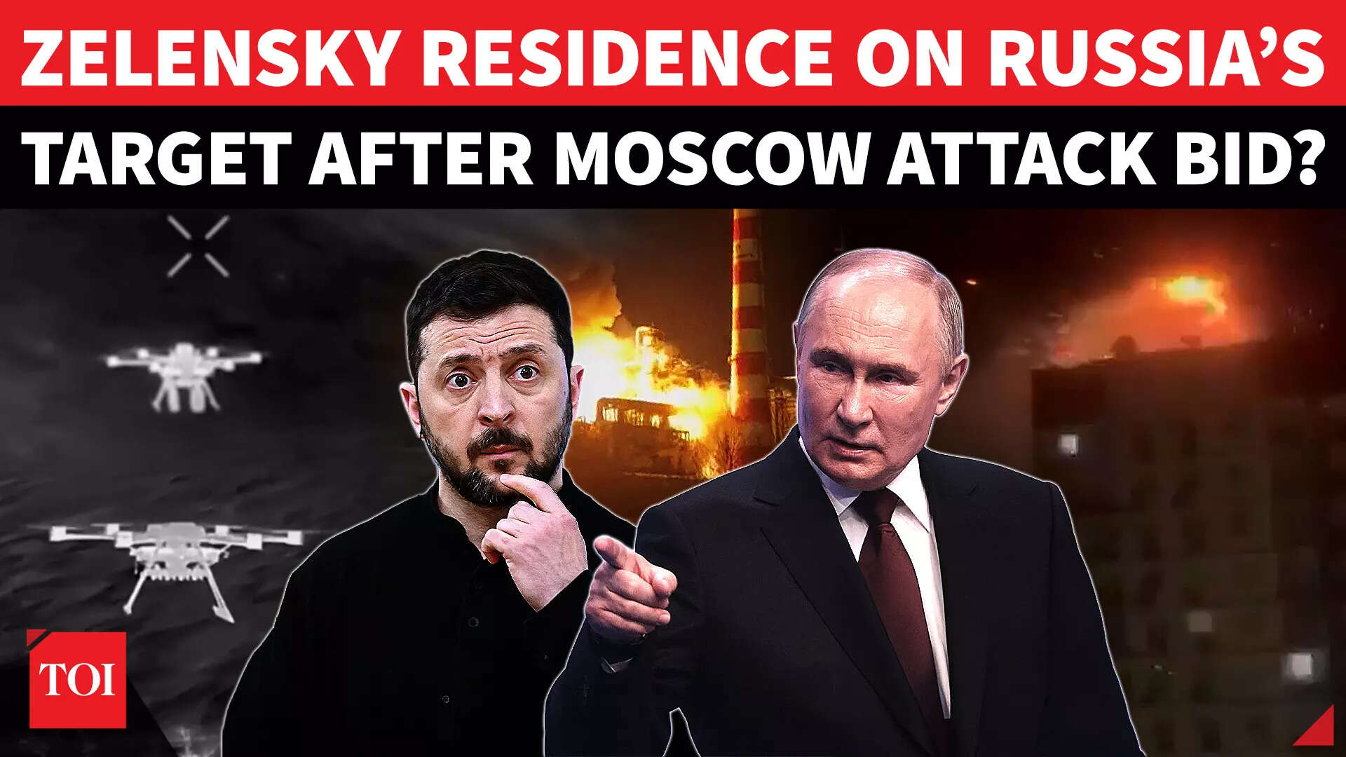 Ukraine targets Moscow again; Russia crushes drones mid-air days after ...