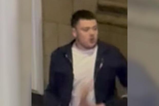 Three arrested after man punched and kicked in town centre assault
