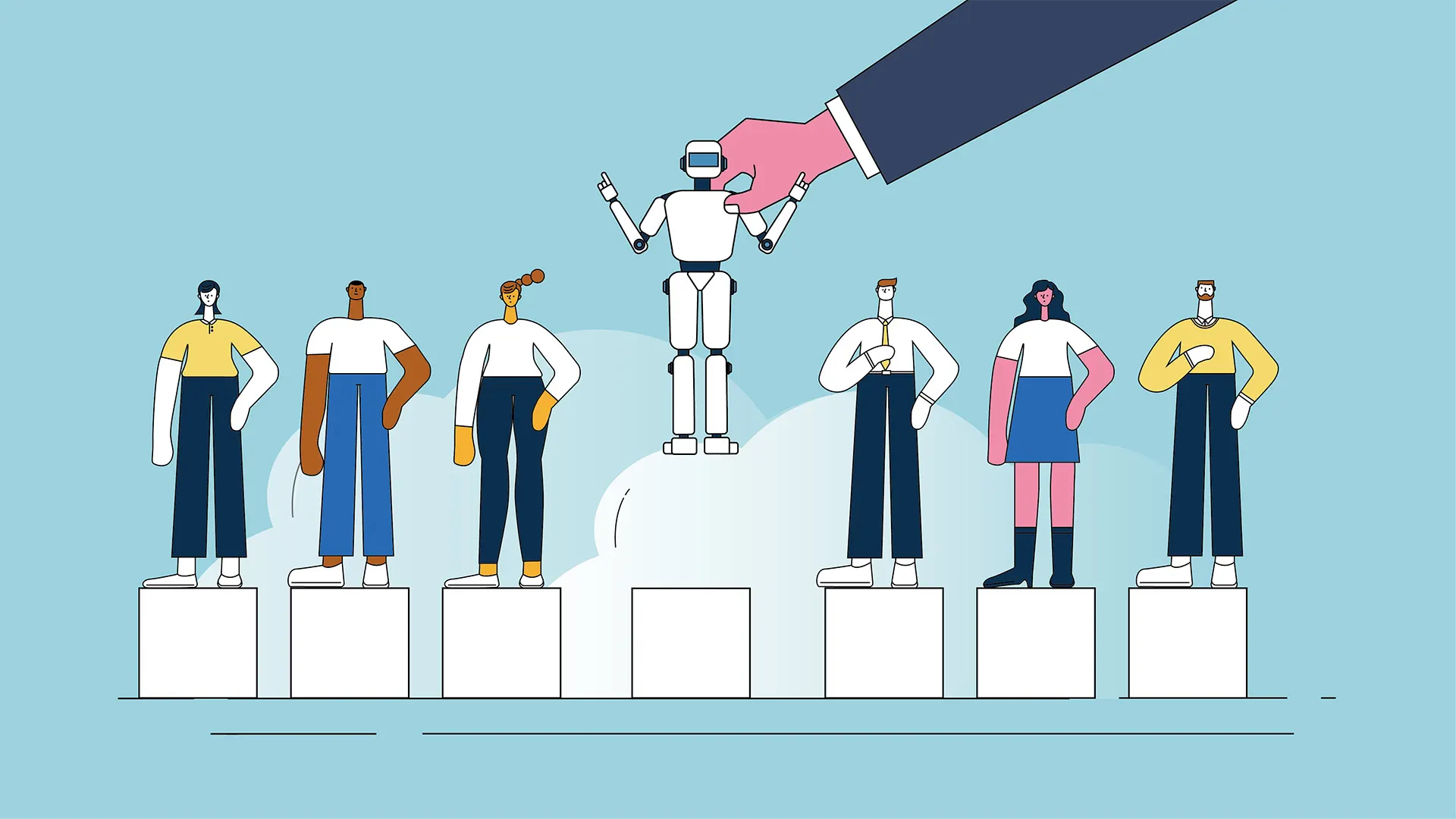 How managers need to adapt to lead blended AI-human teams