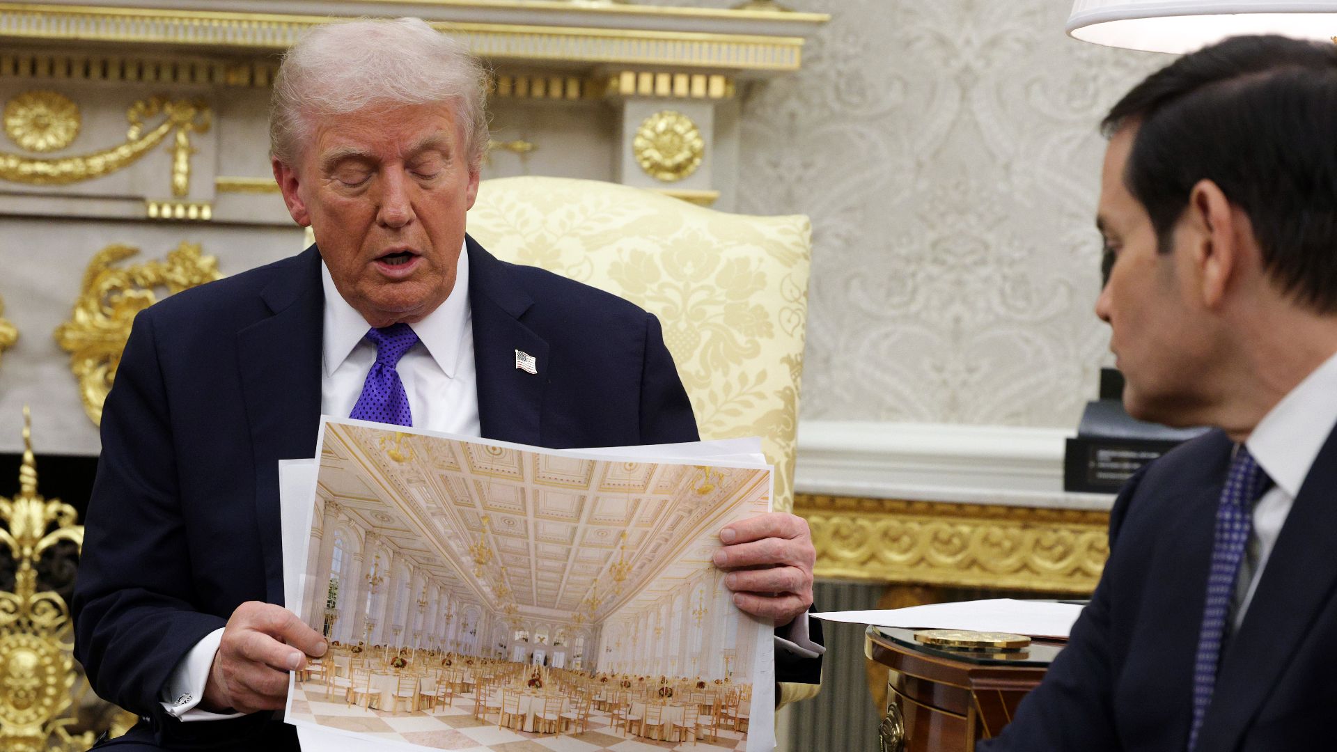 Trump says his ballroom is now $400M