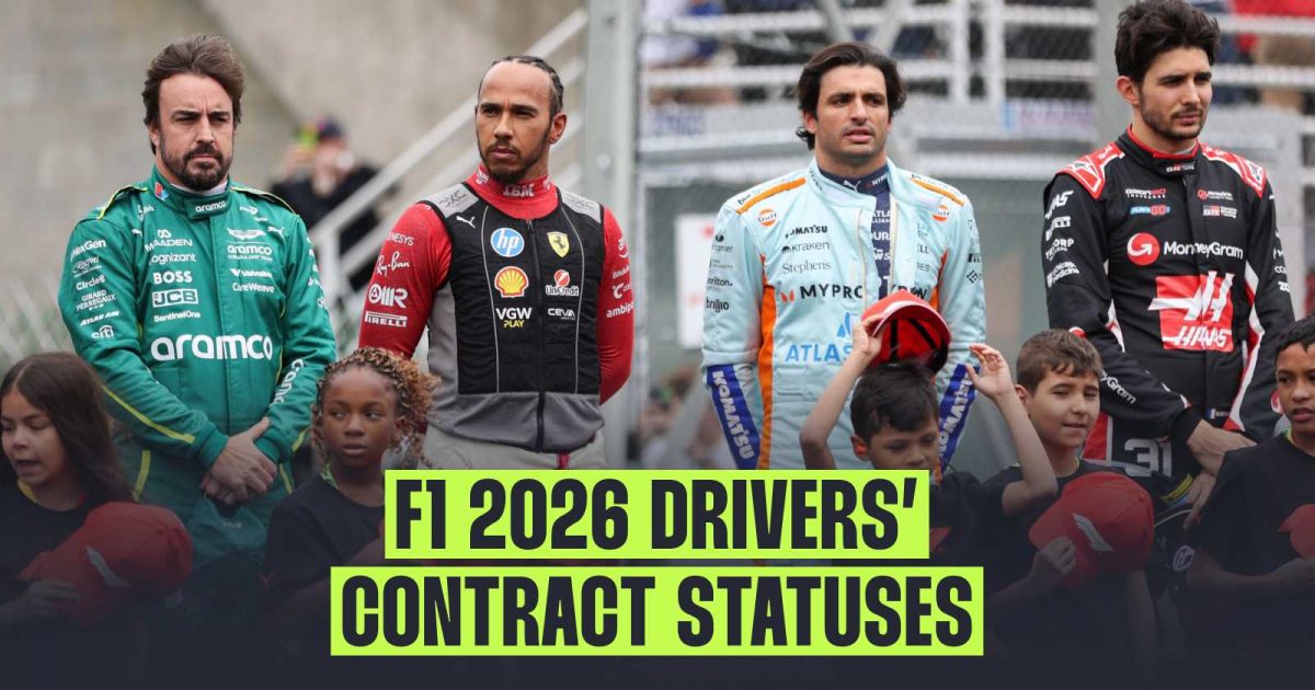F1 driver contracts: What is the contract status of every driver on the ...