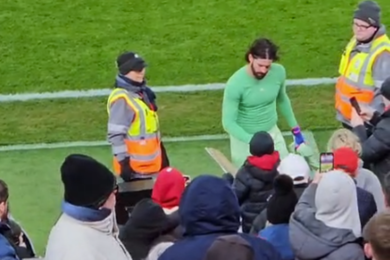 Alisson Becker makes classy Liverpool gesture as Ibrahima Konate leaves ...