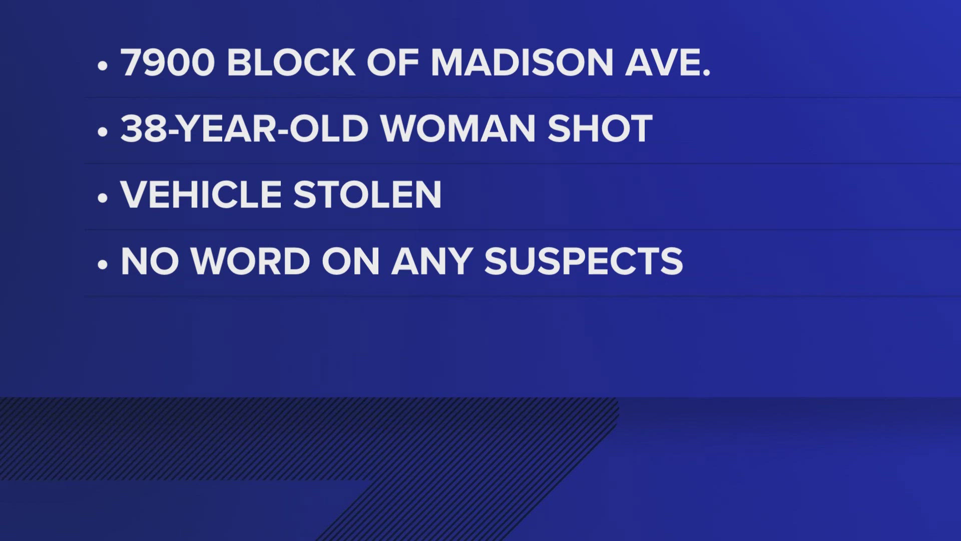 Woman shot during alleged aggravated robbery on Madison Avenue in Cleveland