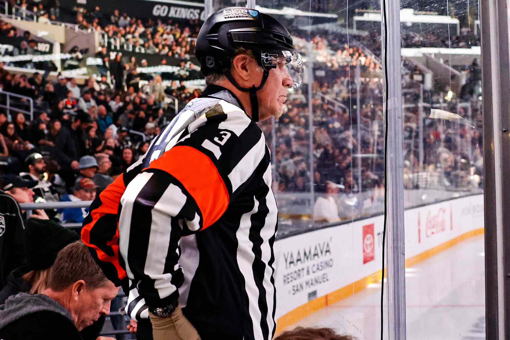 Will Ferrell is ready to skate as he shows up at Los Angeles Kings game