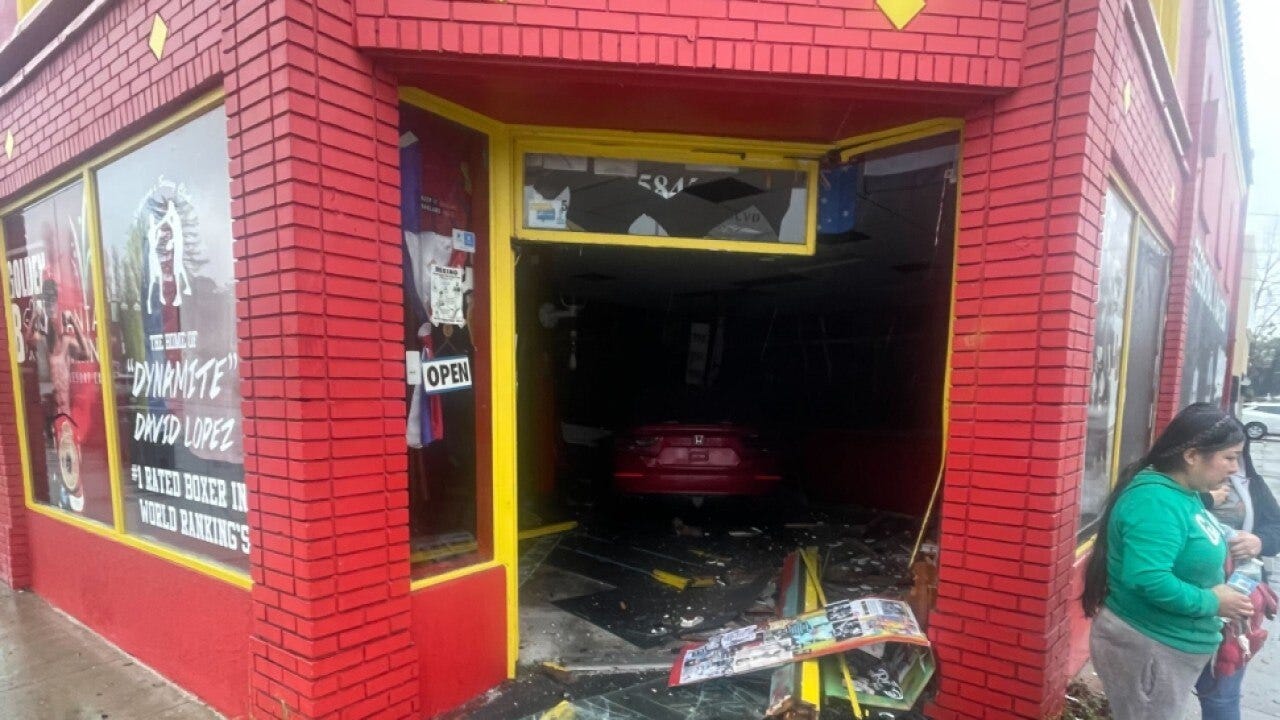 car-crashes-into-oakland-gym